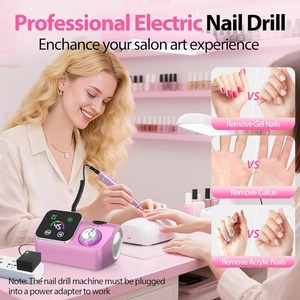 Professional Electric <b>Nail</b> Drill Machine 45000RPM HighSpeed Efile <b>Nail</b> Drill Machines for Pedicure and Manicure With LCD Display - Product Image 6