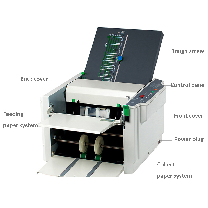 Sigo ss-rd297 máquina dobrável de papel manual do punho com boa qualidade