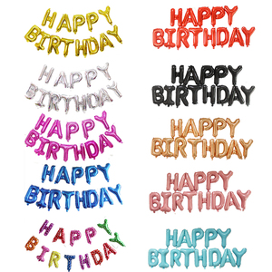 Set <span class=keywords><strong>di</strong></span> Palloncini in Foil con Scritta 'HAPPY BIRTHDAY' da 16 Pollici, Alta Qualità, per Feste - Product Image 2