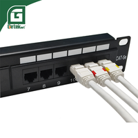 Geteknet Outdoor Stp Cat6 Cat 5e F-utp Patchcord Internet AZUL 1 metro cat 6 Ethernet Rj45 Cable Precio por metro CAT 8 25m 5M