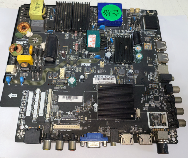(Hot Sale) New TP.MS638.PC822 LCD TV Mainboard Three-in-one with Remote Control RoHS Compliant 90-Day Quality Guarantee