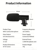 Kit de Réalisation Vidéo Universel pour Smartphone : Cage Stabilisatrice U Rig/Poignée Trépied/Micro, Étui Professionnel de Vlogging pour Enregistrement Vidéo Téléphonique