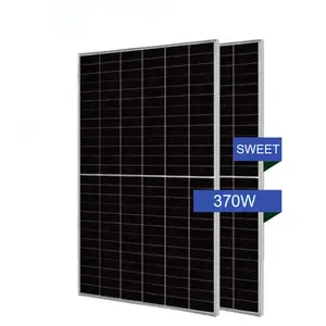 适用于家用太阳能电池板能源系统的单声道迷你太阳能电池板370W 375W 380W