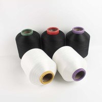 Vente directe usine – Sacs de machine en nylon DTY et élasthanne noir et blanc 3008 3012 4012 pour machines à chaussettes intégrées, fabrication haut de gamme