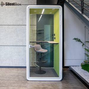 Single Person Office Silent Pods Schall dichter Test aus Verbundglas Reduzieren Sie 40 db Zum Recording Studio Pods - Product Image 5