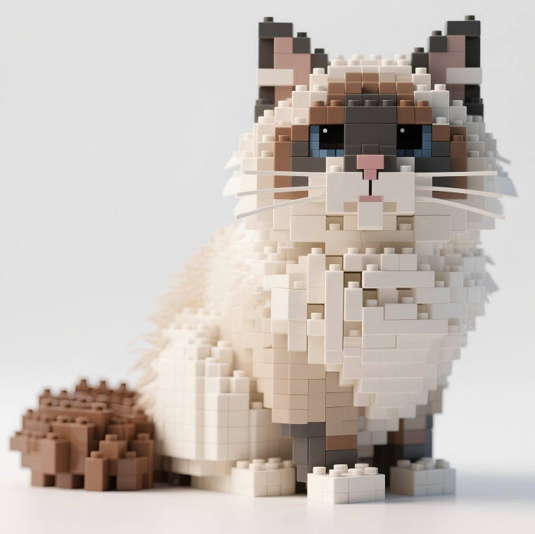 Ragdoll cat blocks, direct from factory, in stock, ready to ship