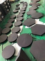Écran LED circulaire d'intérieur P4, modèle flexible pour mariage, affichage numérique, divertissement