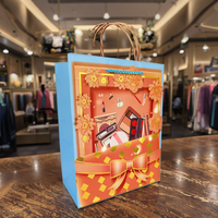 Sacs cadeaux cosmétiques pour femmes avec fenêtre, décorations florales et nœuds, avec poignées en corde, pour cadeaux d'anniversaire féminins