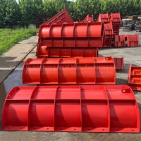Coffrage circulaire en acier Q235 pour piliers en béton, moule de forgeage pour la construction de ponts et de bâtiments