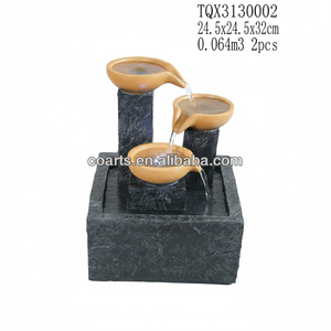 Fontaines en pierre de polyrésine avec la lumière de LED - Product Image 1