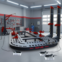 Machine de réparation de carrosserie 3D SLIDE L3DS avec technologie de mesure 3D avancée, capteurs CCD à haute fréquence d'images, certifiée CE, en aluminium