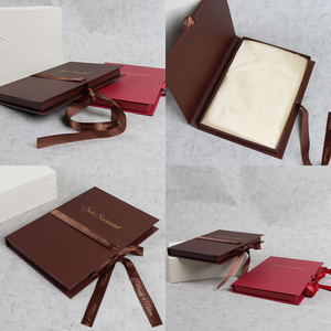 Elegant Luxurious Custom Jewelry <b>Gift</b> Packaging Paper <b>Box</b> Set with Matt Lamination UV Coating Embossing Featuring Sponge Lining - Product Image 2