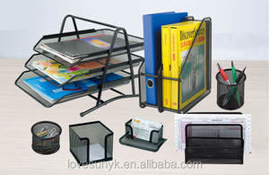 Forniture di <span class=keywords><strong>cancelleria</strong></span> <span class=keywords><strong>per</strong></span> ufficio in metallo rete metallica <span class=keywords><strong>scrivania</strong></span> <span class=keywords><strong>cancelleria</strong></span> da ufficio Set <span class=keywords><strong>per</strong></span> <span class=keywords><strong>scrivania</strong></span> - Product Image 4