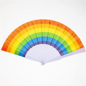 Fun Customizable Logo Handmade <b>Plastic</b> Fan Eco-Friendly Classic Business Gift DIY Creative Design - Product Image 5