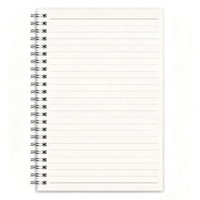 Carnet à spirale personnalisé avec couverture transparente en PP, ligné, quadrillé ou vierge, pour l'école, le bureau et la promotion