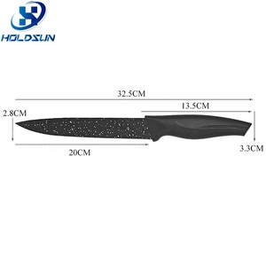 Sıcak Fırsat 8 İnç Paslanmaz Çelik Mutfak Bıçağı Yapışmaz Özellikli Sebze ve Et Kesme Bıçağı - Product Image 3