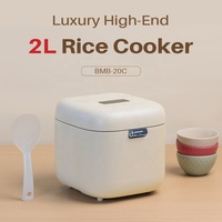 Cuisinière à riz électrique numérique multifonctionnelle intelligente 2L avec boîtier en plastique écologique pour usage domestique