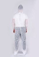 Combinaison de protection contre les produits chimiques PP personnalisée combinaison imperméable combinaison jetable Tyvek combinaison jetable