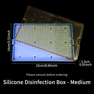 صينية تعقيم من السيليكون للمجهر الجراحي في طب العيون، مقاومة للحرارة والضغط العاليين - Product Image 6
