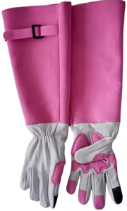 <span class=keywords><strong>Gants</strong></span> de jardinage à manches longues résistants aux perforations, <span class=keywords><strong>gants</strong></span> de jardinier en cuir pour la taille des roses - Product Image 2