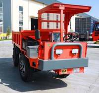 Camion benne électrique/diesel 4x4 compact pour le transport de minerai en tunnel minier