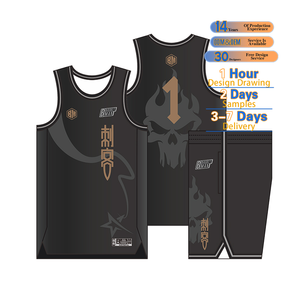 Uniformes de basket-ball professionnels personnalisés 100% polyester respirant pour adultes, t-shirt de basket-ball élastique, vêtements de sport - Product Image 1