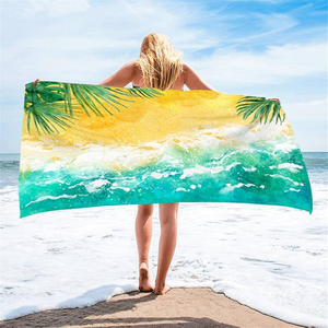 100% asciugamani da mare da tramonto personalizzati in microfibra con Design leggero veloce e asciutto - Product Image 2