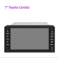 Pour Toyota Corolla 2000-2006 Autoradio Stéréo Bluetooth Lecteur DVD avec Apple CarPlay