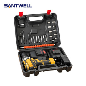 Perceuse à percussion sans fil de qualité industrielle 13 mm avec batterie au lithium, mandrin sans clé à vitesse variable, perceuse électrique robuste - Product Image 1
