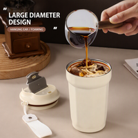 Vente en gros de gobelets isothermes portables en acier inoxydable 316, 420 ml, tasse à café isolée, cadeaux d'affaires