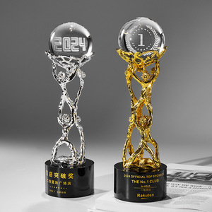 Chất lượng cao K9 trống tinh thể mảng bám giải thưởng kim loại tinh thể <span class=keywords><strong>Trophy</strong></span> vàng bạc đồng kim loại thể thao tinh thể <span class=keywords><strong>Trophy</strong></span> - Product Image 4