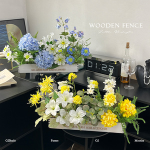 Flores Artificiales de Seda Hechas a Mano de 50 cm, Arreglo Floral Colorido, Decoración para el Día de la Madre, Graduación, Hogar, Sala de Estar, Mesa de Comedor - Product Image 4