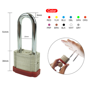 <span class=keywords><strong>Cadenas</strong></span> de sécurité laminé à longue anse, étanche et durable, personnalisé, haute sécurité, fourni directement par l'usine chinoise - Product Image 2