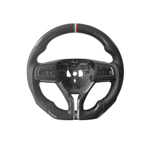 Volante de fibra de carbono real para <span class=keywords><strong>Maserati</strong></span> Ghibli <span class=keywords><strong>Levante</strong></span> <span class=keywords><strong>Gran</strong></span> Cabrio 2015 - Product Image 1