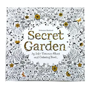 OUV-libro para colorear para niños y adultos, para dibujar, jardín secreto