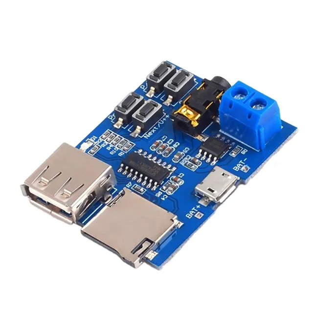 MP3 Lossless Decoding Board MP3 Decoder TF Card USB Flash Drive MP3 Module Player With Built-in Amplifier