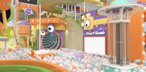 Sân chơi trong nhà theo chủ đề âm nhạc kỳ cục với các slide khổng lồ và dài cho trung tâm vui chơi trẻ em thương mại - Product Image 3