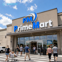 Lettres 3D pour les devantures des supermarchés ~ Signalétique commerciale extérieure, enseignes lumineuses personnalisées à LED, IP67, décoration publicitaire