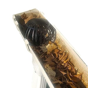 Rejilla de malla de plástico negro para desagüe de techo, anticolapzón, para aguas pluviales exteriores, protección de canalones de techo, soportes para velas de balcón - Product Image 5