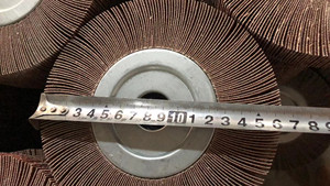 Trung Quốc vòng 6 "nhôm oxide interleaf bánh xe nắp cho thép không gỉ kim loại mài đánh bóng Chuck cánh quạt Mài bánh xe - Product Image 6