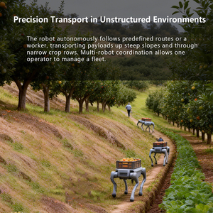 Robot de Inspección para Exteriores con Alcance Máximo de 6 km y Potencia Fuerte 40 °   Robot Perro de Patrulla para Seguridad en Tuberías y Ferrocarriles - Product Image 5