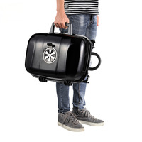 Barbecue portable pliable au charbon de bois rectangulaire avec grille de cuisson pour camping, pique-nique, jardin - Fournisseur en gros