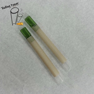 Unbleached colored glass mouth smoking <b>paper</b> customized ultra-thin smoking <b>paper</b> tube with good combustibility - Product Image 5