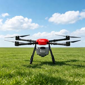 Dron de Pulverización Agrícola de 10L, Batería 6S, Controlador H12, Cargador PC1080, Radar de Evitación de Obstáculos, Estación Base RTK, Kit de UAV para Granja - Product Image 2