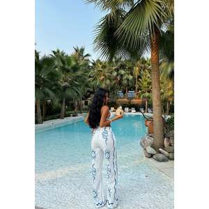 Pantalons en lin OLIVERA, bas confortables pour le loisir, à porter au quotidien - Product Image 3