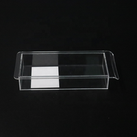 Boîte en plastique acrylique transparente et colorée, vente en gros