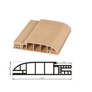 Trung Quốc Nhà sản xuất gỗ không thấm nước nhựa composite WPC khung cửa dễ dàng cài đặt khung cửa - Product Image 5