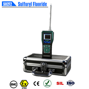 Moniteur portatif de fluorure de sulfuryl SO2F2, testeur de décontamination par fumigation avec pompe intégrée 0-100 ppm pour la lutte contre les nuisibles structurels - Product Image 1