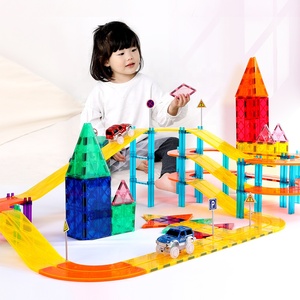 200PCS New Style DIY Car <strong>Race</strong> Track Toy Learning Magnetic <strong>Blocks</strong> Educational Toy Children Magnetic <strong>Blocks</strong> Tiles DIY Railway Toy - Product Image 1