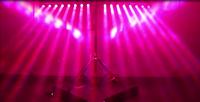 SHEHDS Vente en gros usine Projecteurs à tête mobile LED 8 yeux RGBW 4-en-1 pour lumières d'anniversaire et de mariage